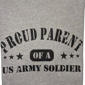 Gray Proud Parent Of A U.S Army Soldier T-Shirt